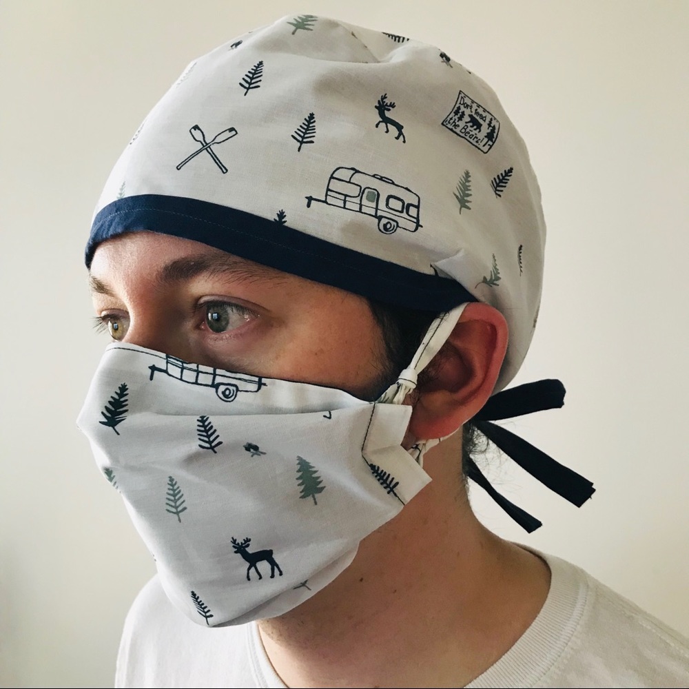 Outdoor Themed Scrub Cap